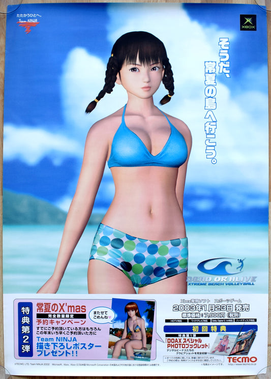 Dead or Alive: Xtreme Beach Volleyball (B2) Japanese Promotional Poster #3