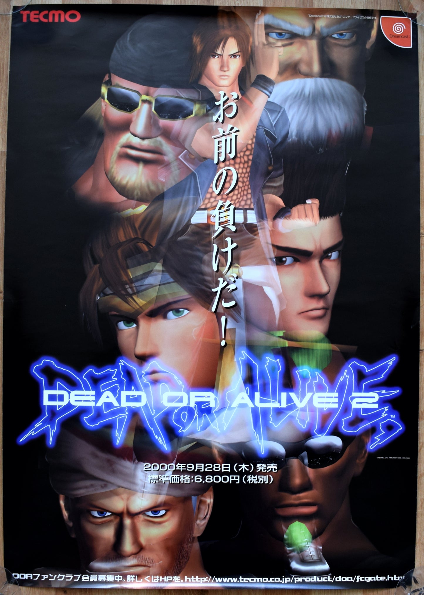 Dead or Alive 2 (B2) Japanese Promotional Poster #3