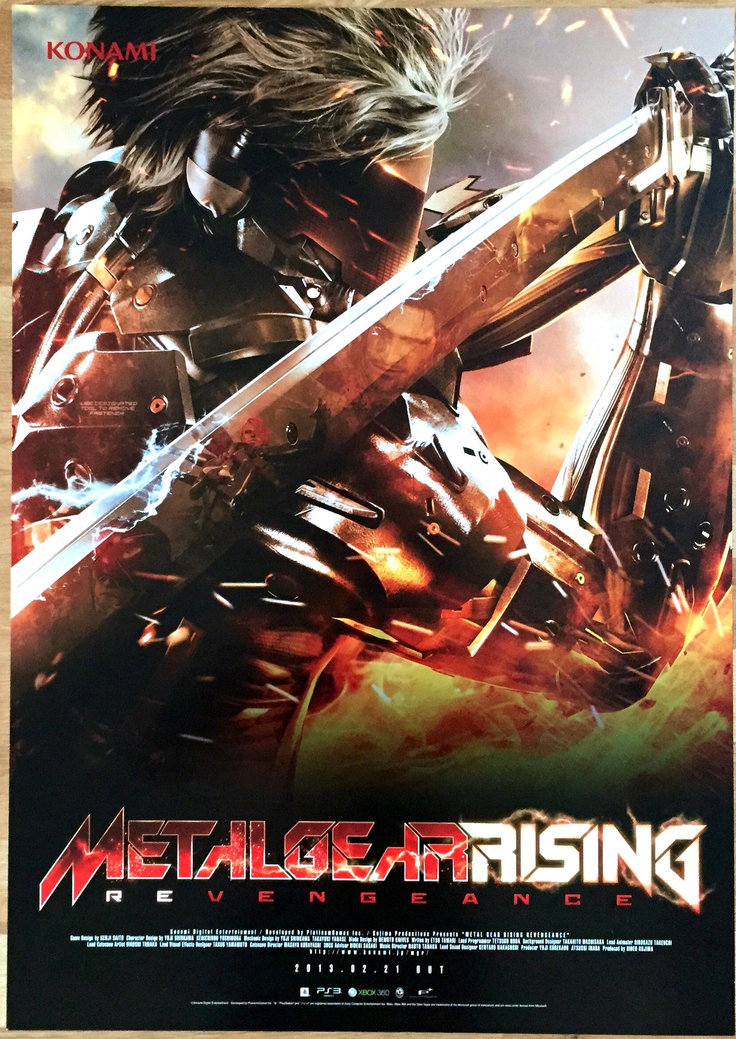 Metal Gear Rising Revengeance Japanese Promotional Poster #2 – The