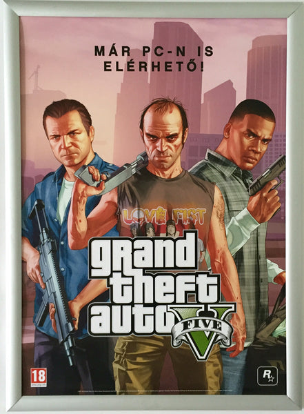Grand Theft Auto V GTA 5 A2 Promotional Poster #3