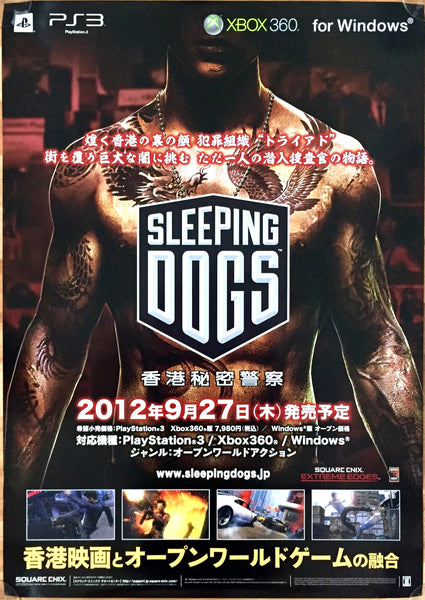 Sleeping Dogs (B2) Japanese Promotional Poster