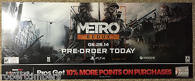 Metro Redux RARE PS4 XBOX ONE Promotional Poster