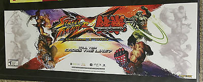 Street Fighter Tekken RARE PS3 XBOX 360 Promotional Poster
