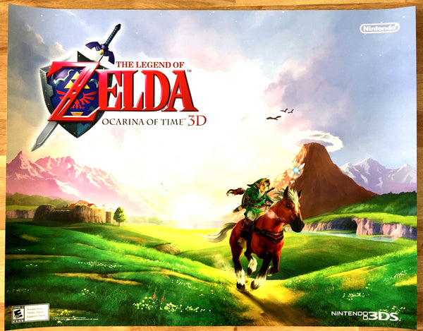 The Legend of Zelda Ocarina of Time 21.5" x 27.5" Promotional Poster