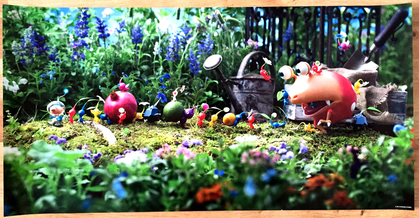 Pikmin 3 Club Nintendo Poster