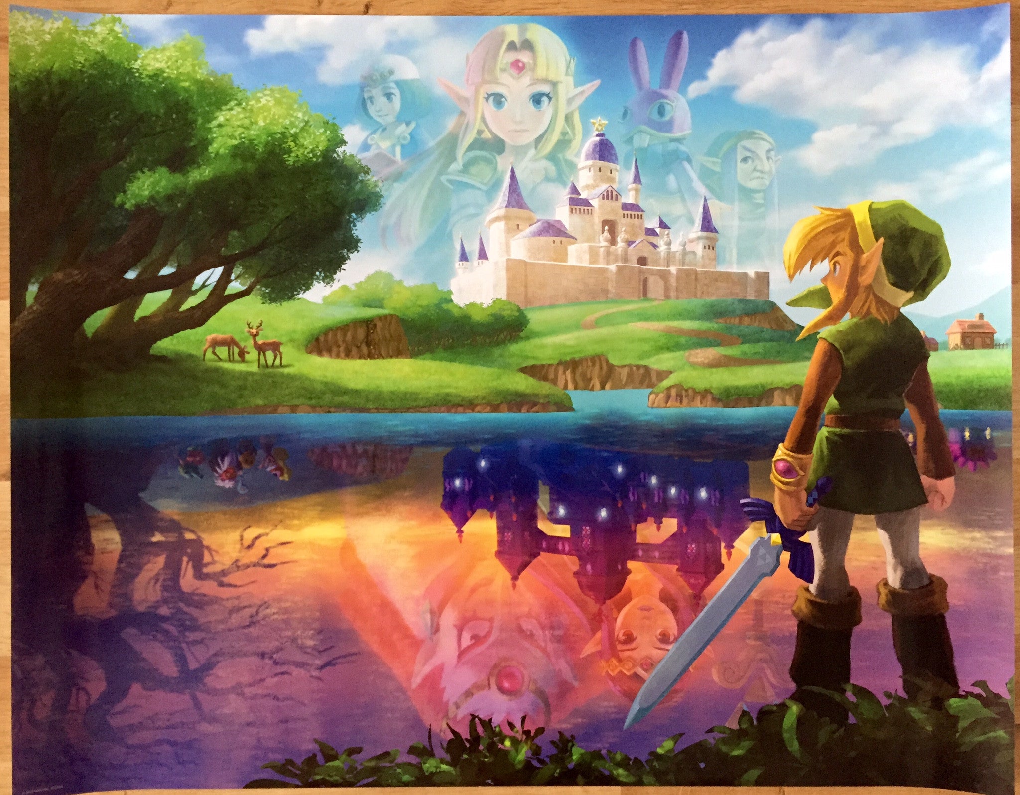 The Legend of Zelda A Link Between Worlds Club Nintendo 22" x 28" Poster #3