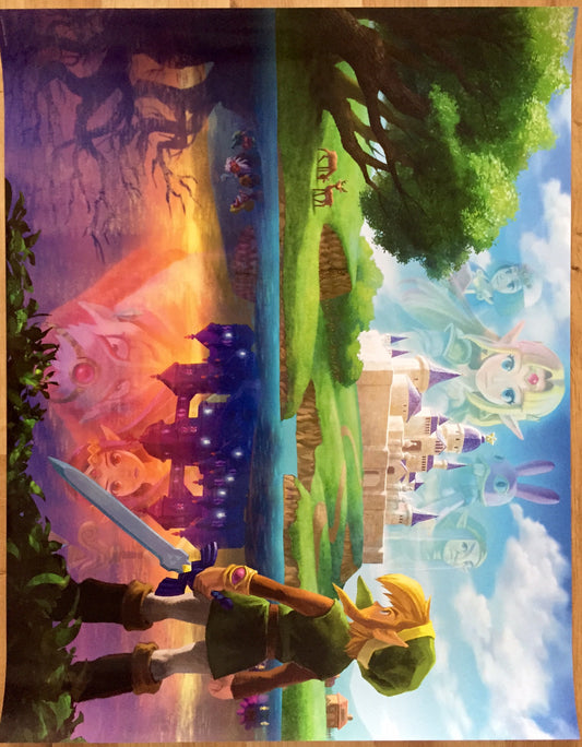 The Legend of Zelda A Link Between Worlds Club Nintendo 22" x 28" Poster #3