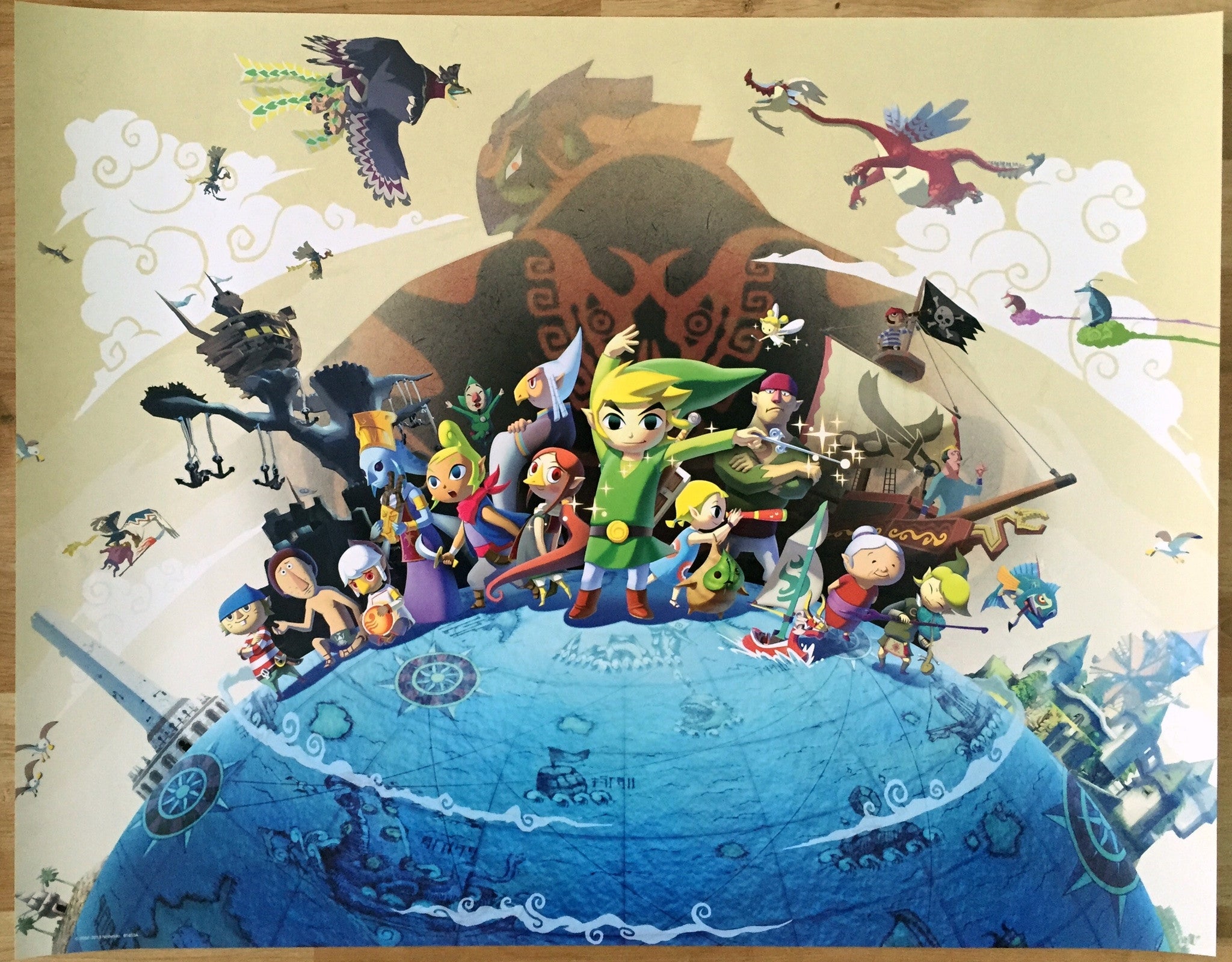 The Legend of Zelda The Wind Waker Club Nintendo 22" x 28" Poster