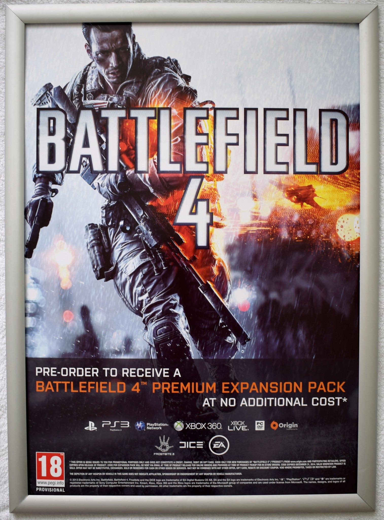 Battlefield 4 (A2) Promotional Poster Set of 4