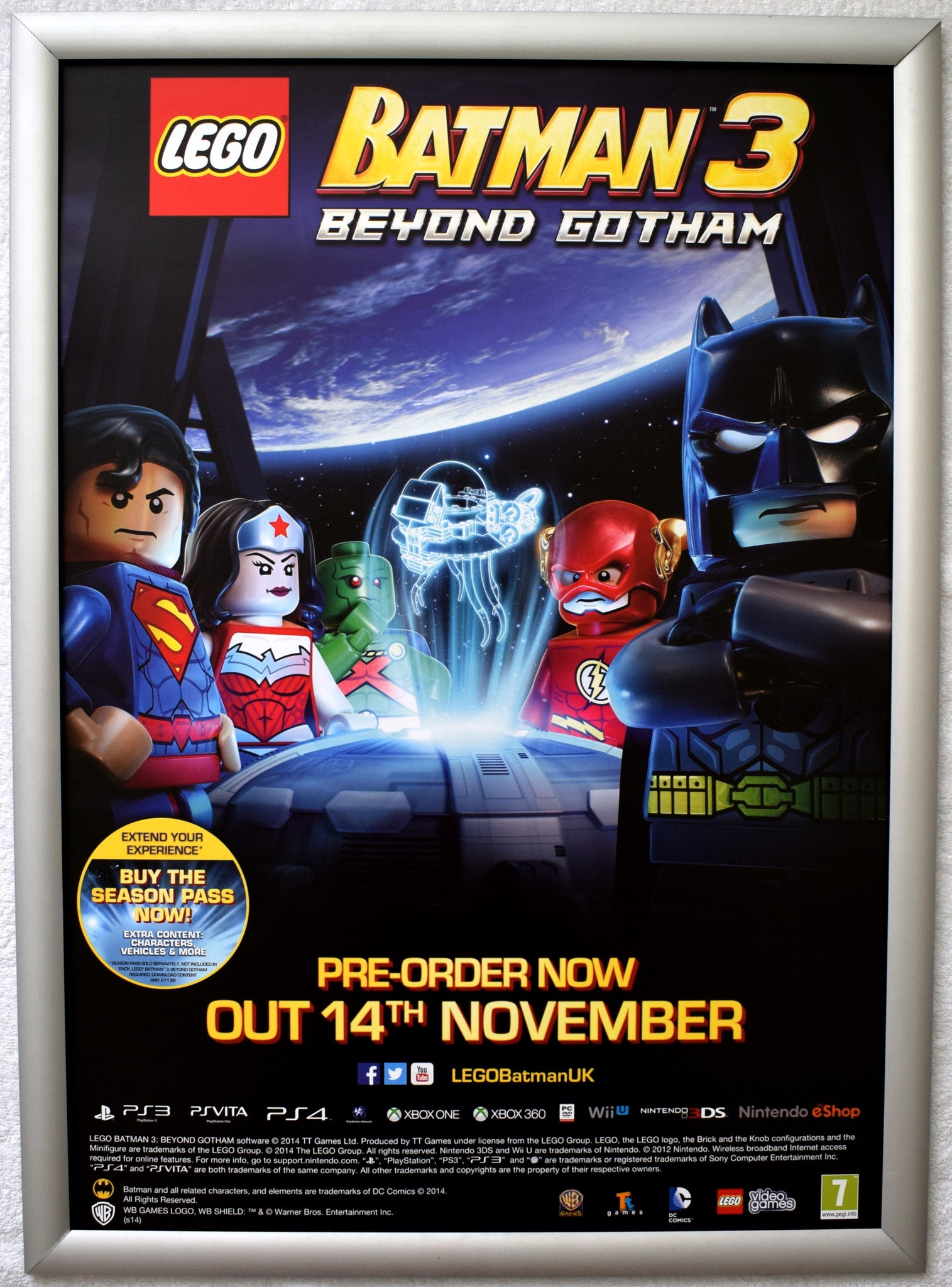 Batman 3 (Lego) Beyond Gotham (A2) Promotional Poster #1