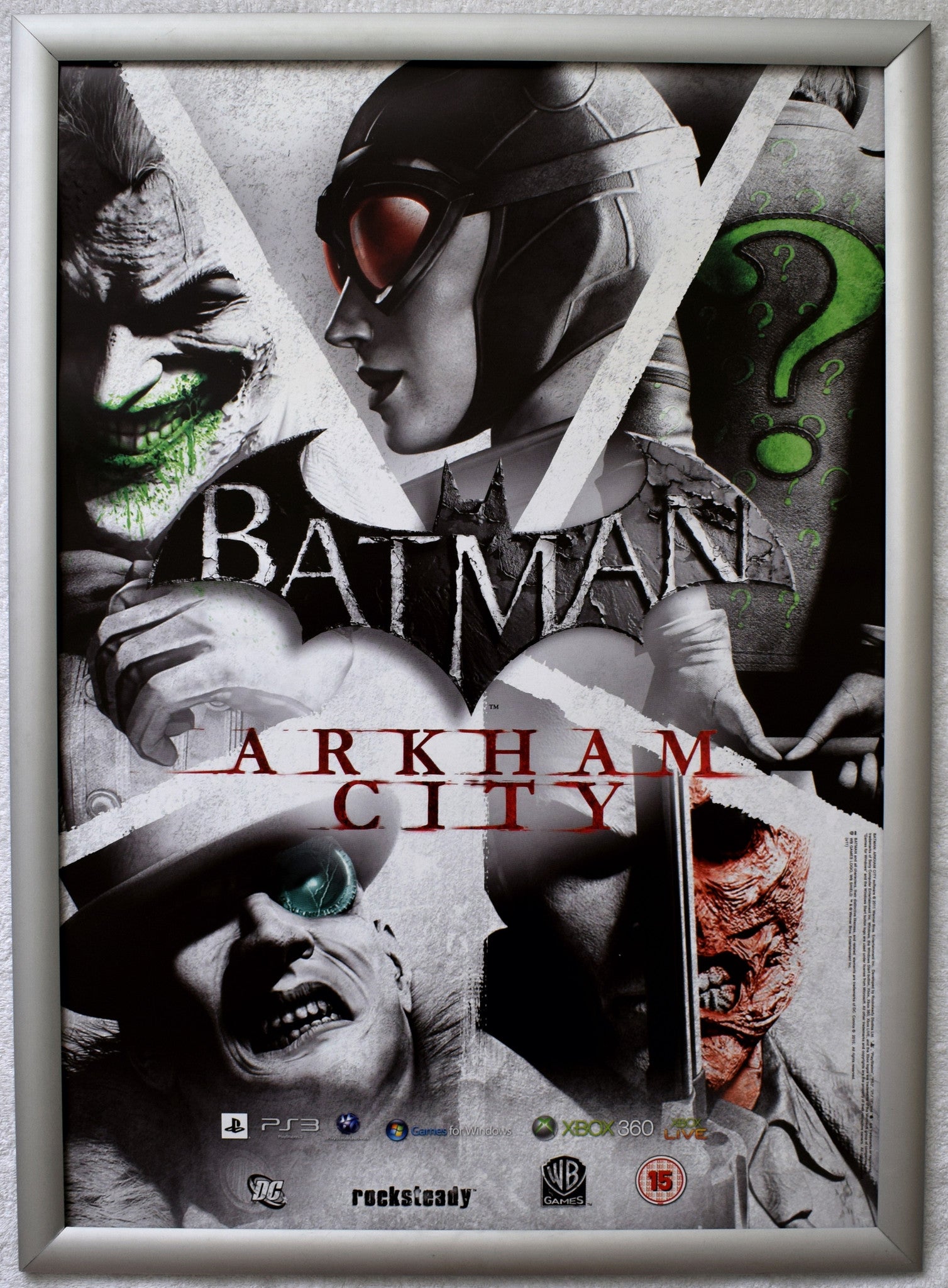 Batman Arkham City (A2) Promotional Poster Set of 4