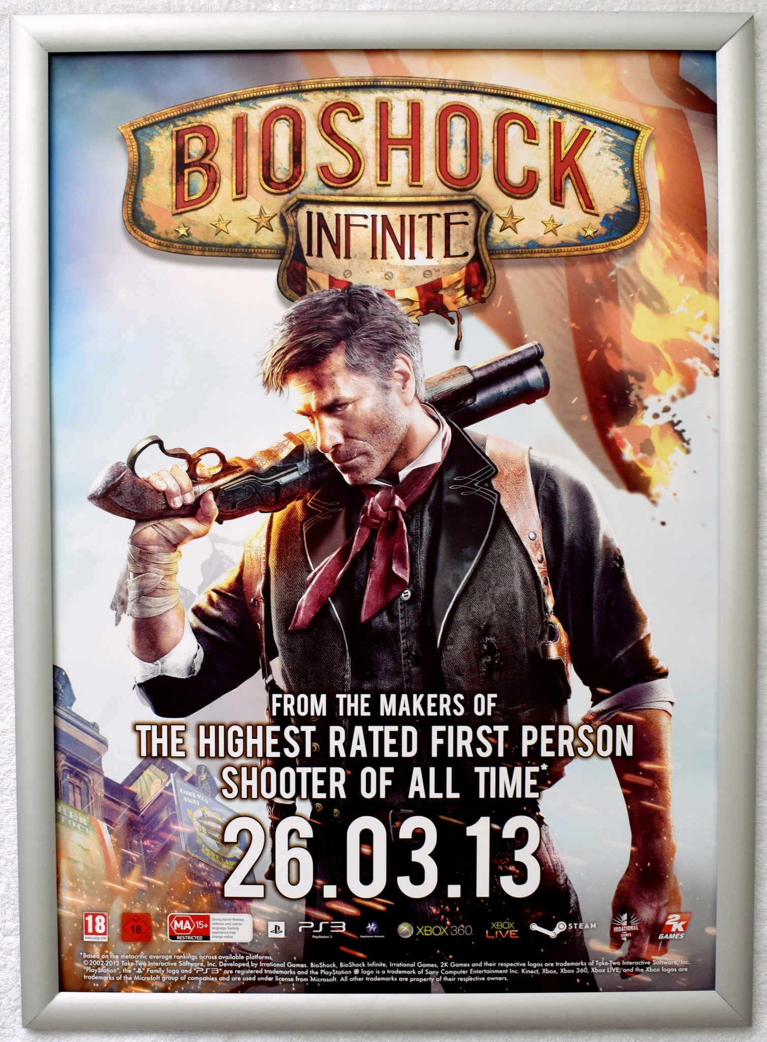 Bioshock Infinite (A2) Promotional Poster Set of 4