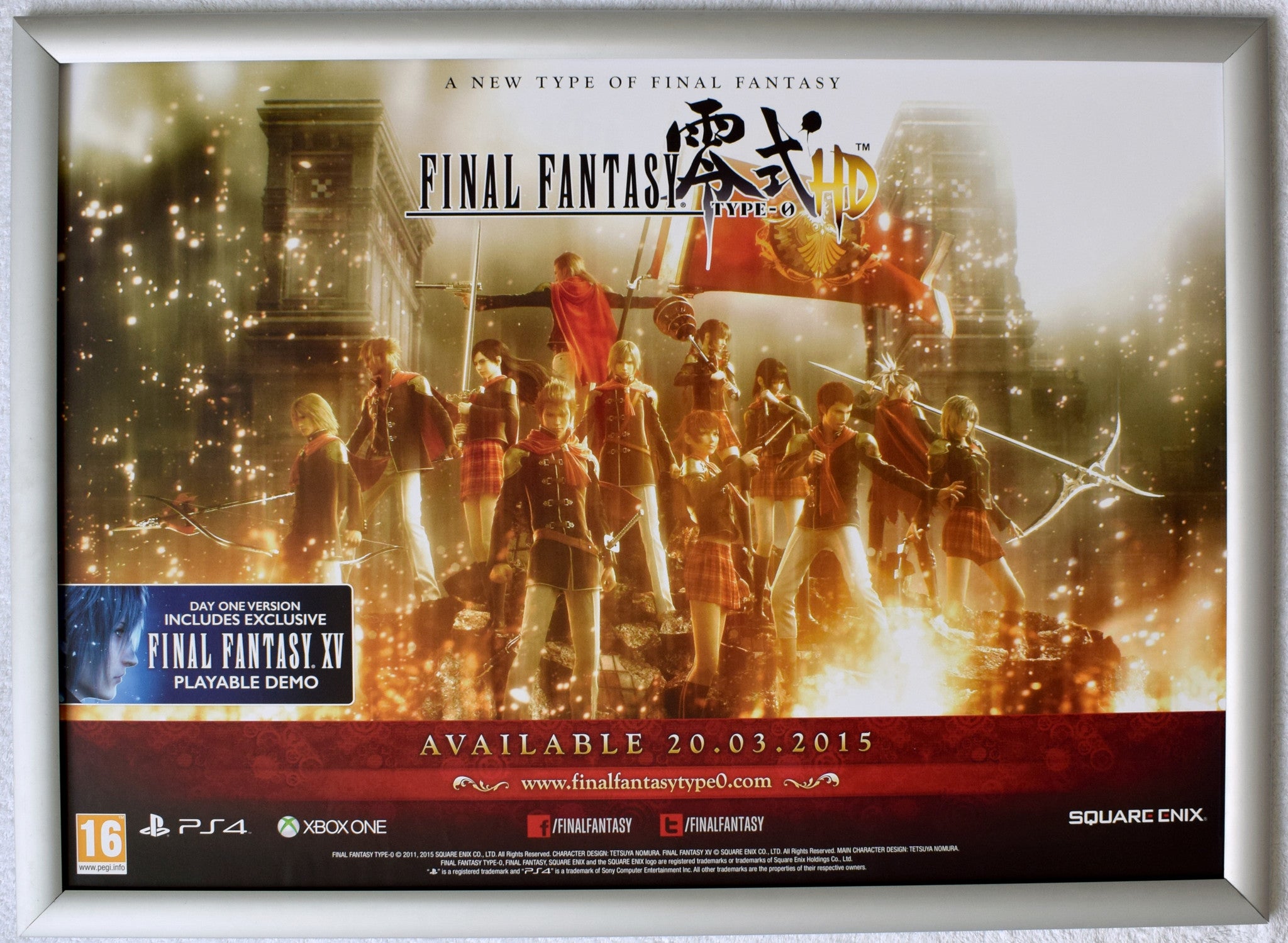 Final Fantasy Type-O HD (A2) Promotional Poster #1