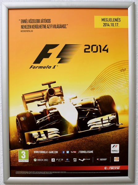 F1 2014 (A2) Promotional Poster #1