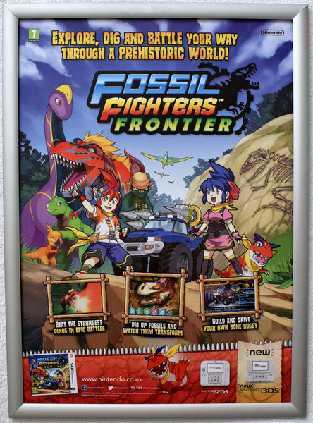 Fossil Fighters Frontier (A2) Promotional Poster