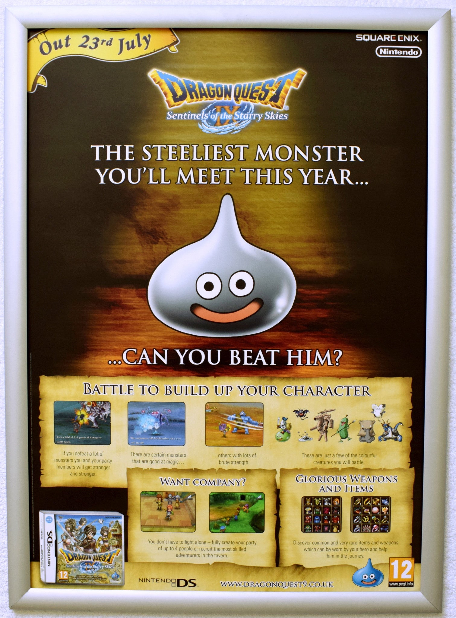 Dragon Quest Sentinels of the Starry Skies (A2) Promotional Poster #1