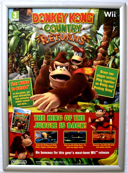 Donkey Kong Country Returns (A2) Promotional Poster