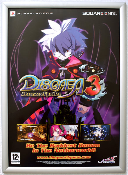 Disgea 3 Absence of Justice (A2) Promotional Poster