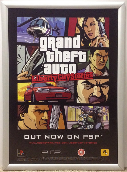 GTA Grand Theft Auto Liberty City Stories A2 Promotional Poster #1