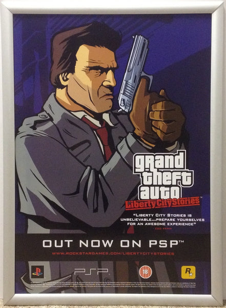 GTA Grand Theft Auto Liberty City Stories A2 Promotional Poster #2