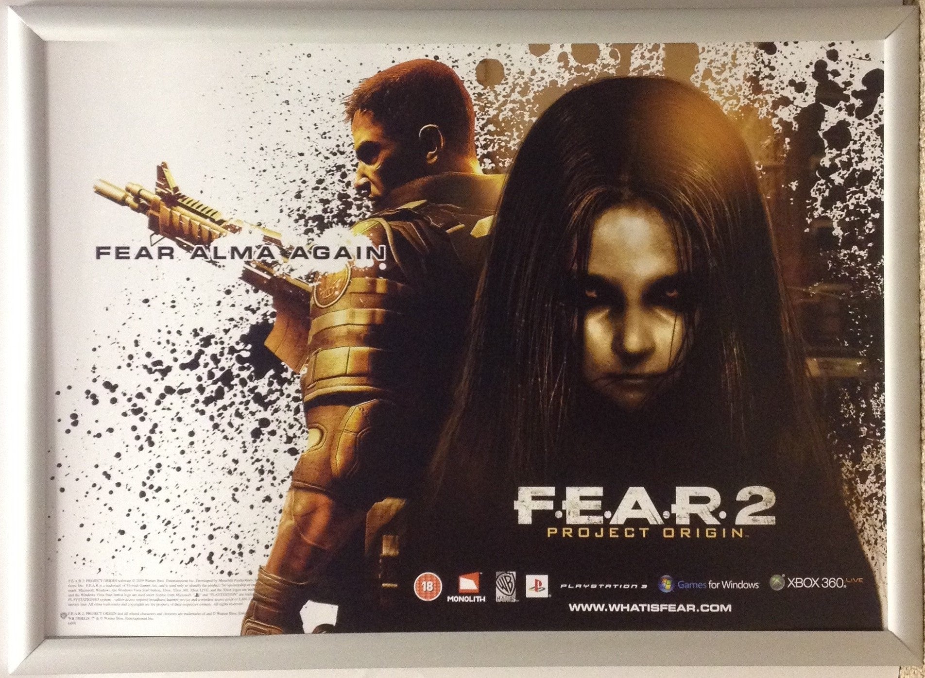 F.E.A.R 2 Project Origin (A2) Promotional Poster #2