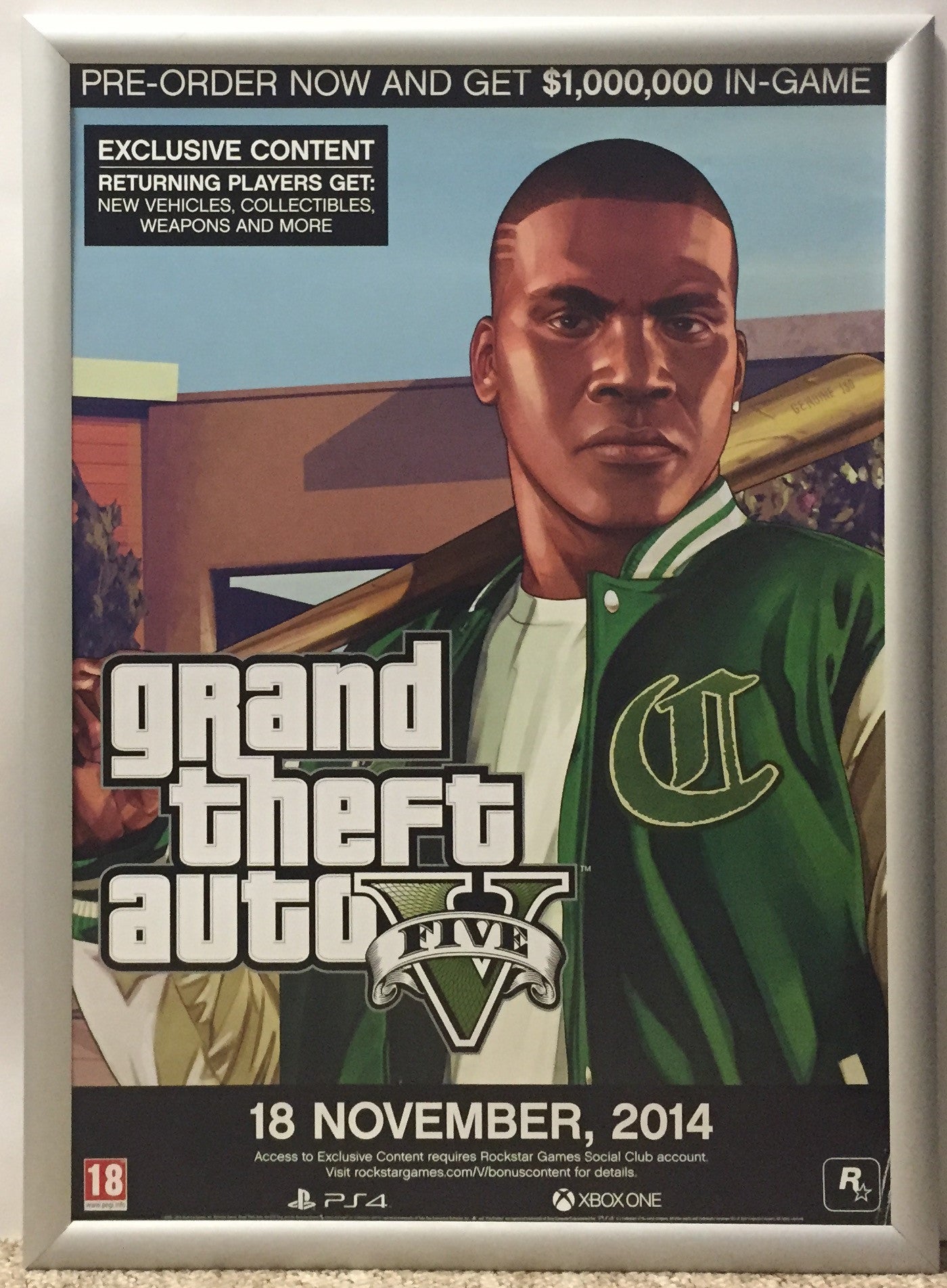 Grand Theft Auto V GTA 5 A2 Promotional Poster