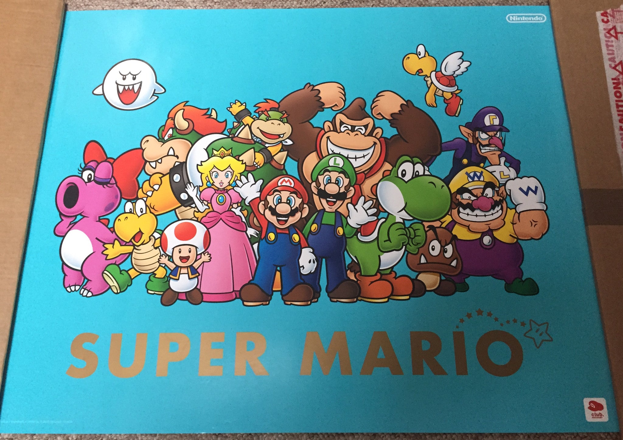 Super Mario Family Club Nintendo (B2) Poster