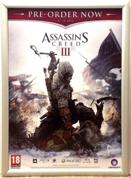 Assassins Creed III 3 (A2) Promotional Poster