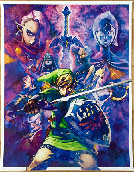 The Legend of Zelda Skyward Sword Club Nintendo 22" x 28" Poster #2
