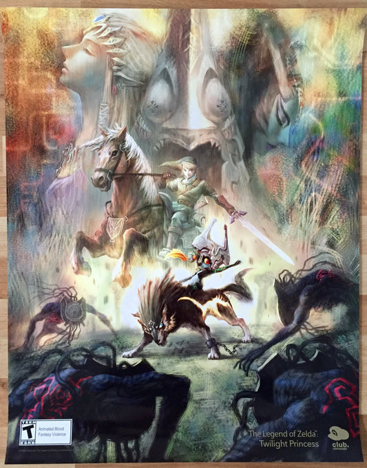 The Legend of Zelda Twilight Princess Club Nintendo 22" x 28" Poster