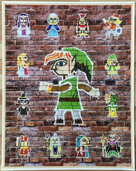 The Legend of Zelda A Link Between Worlds Club Nintendo 22" x 28" Poster #2