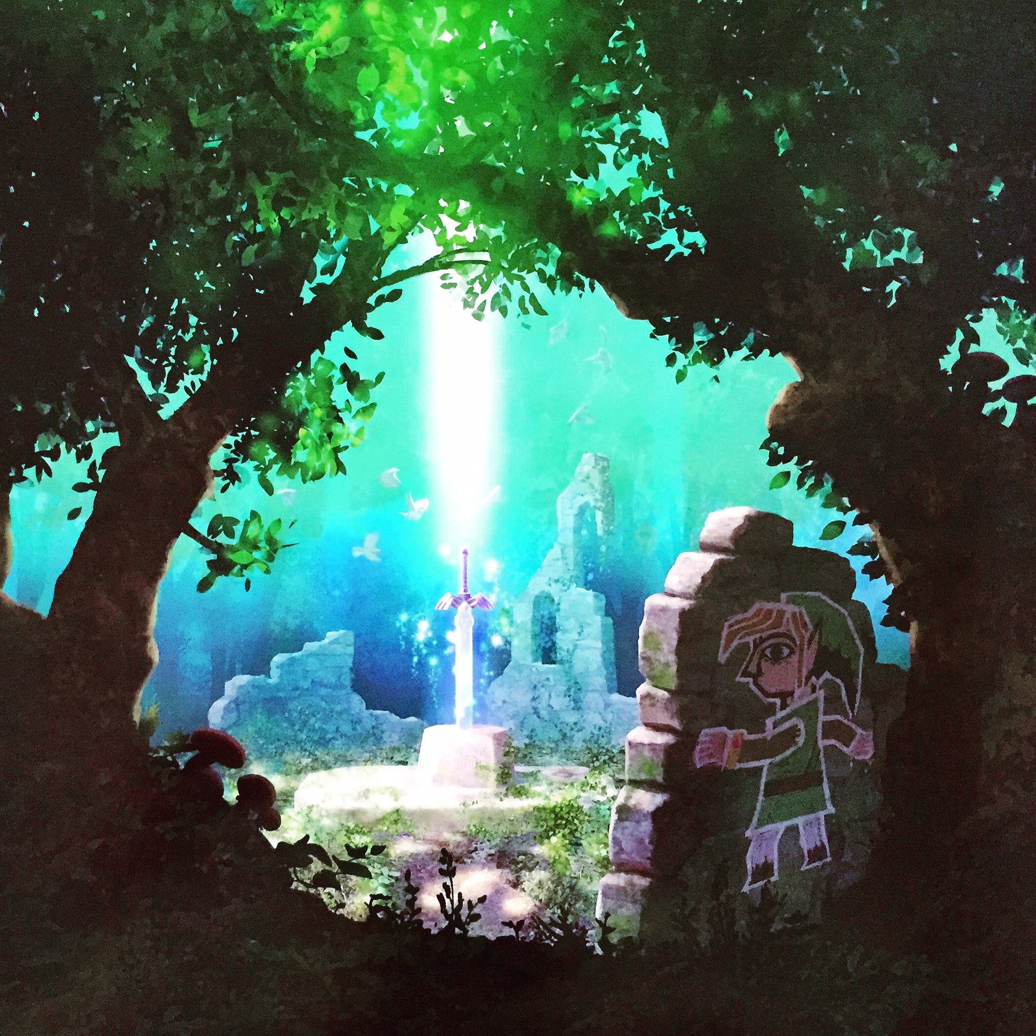 The Legend of Zelda A Link Between Worlds Club Nintendo 22" x 28" Poster #1