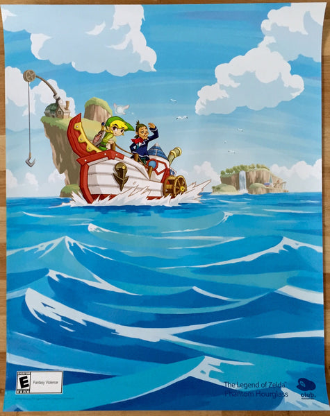 The Legend of Zelda Phantom Hourglass Club Nintendo 22" x 28" Poster