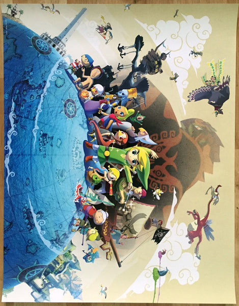 The Legend of Zelda The Wind Waker Club Nintendo 22" x 28" Poster