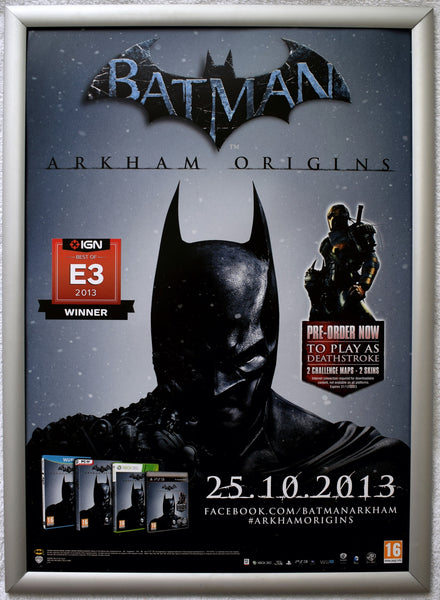 Batman Arkham Origins (A2) Promotional Poster #1