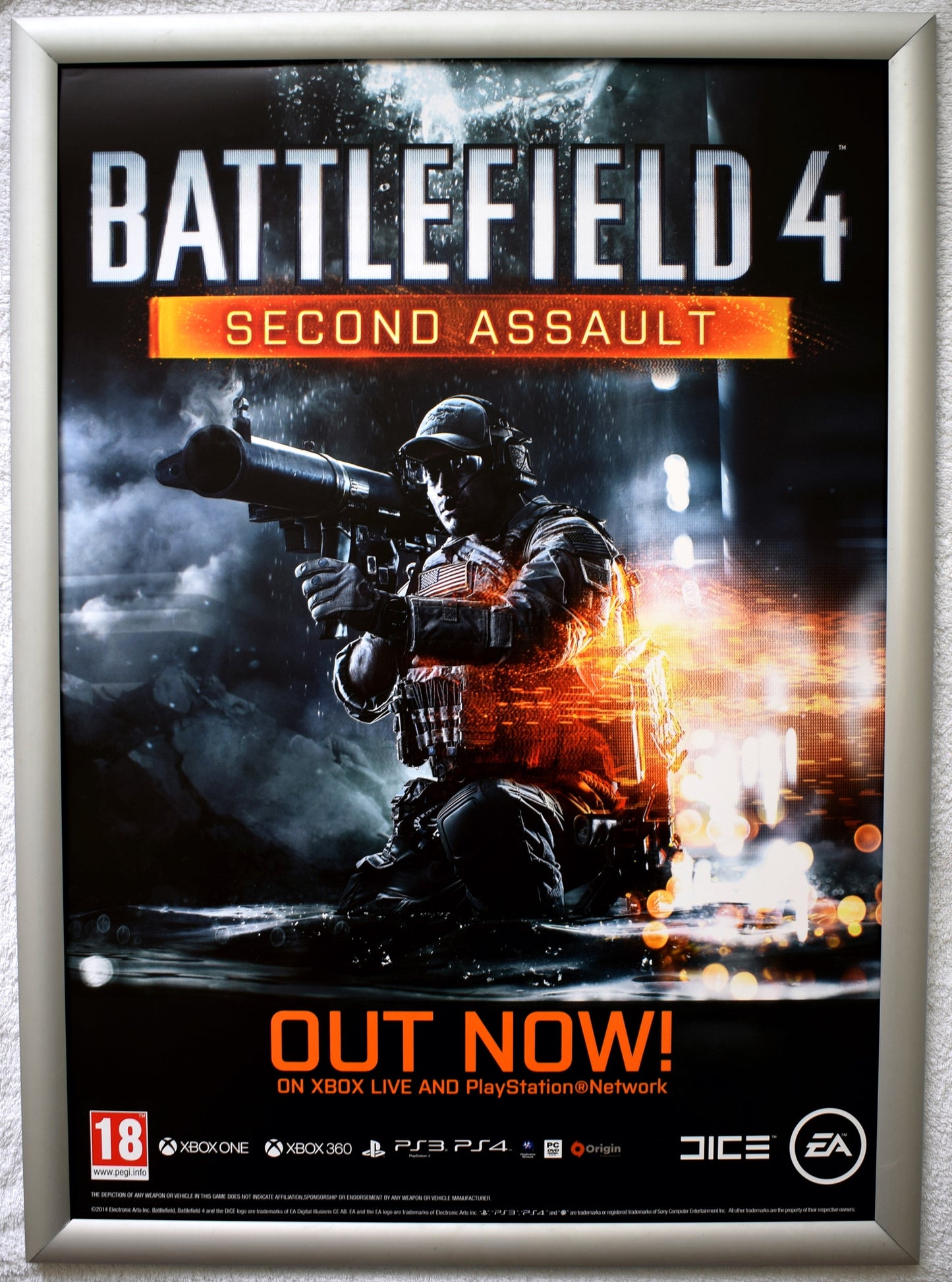 Battlefield 4 (A2) Promotional Poster Set of 4