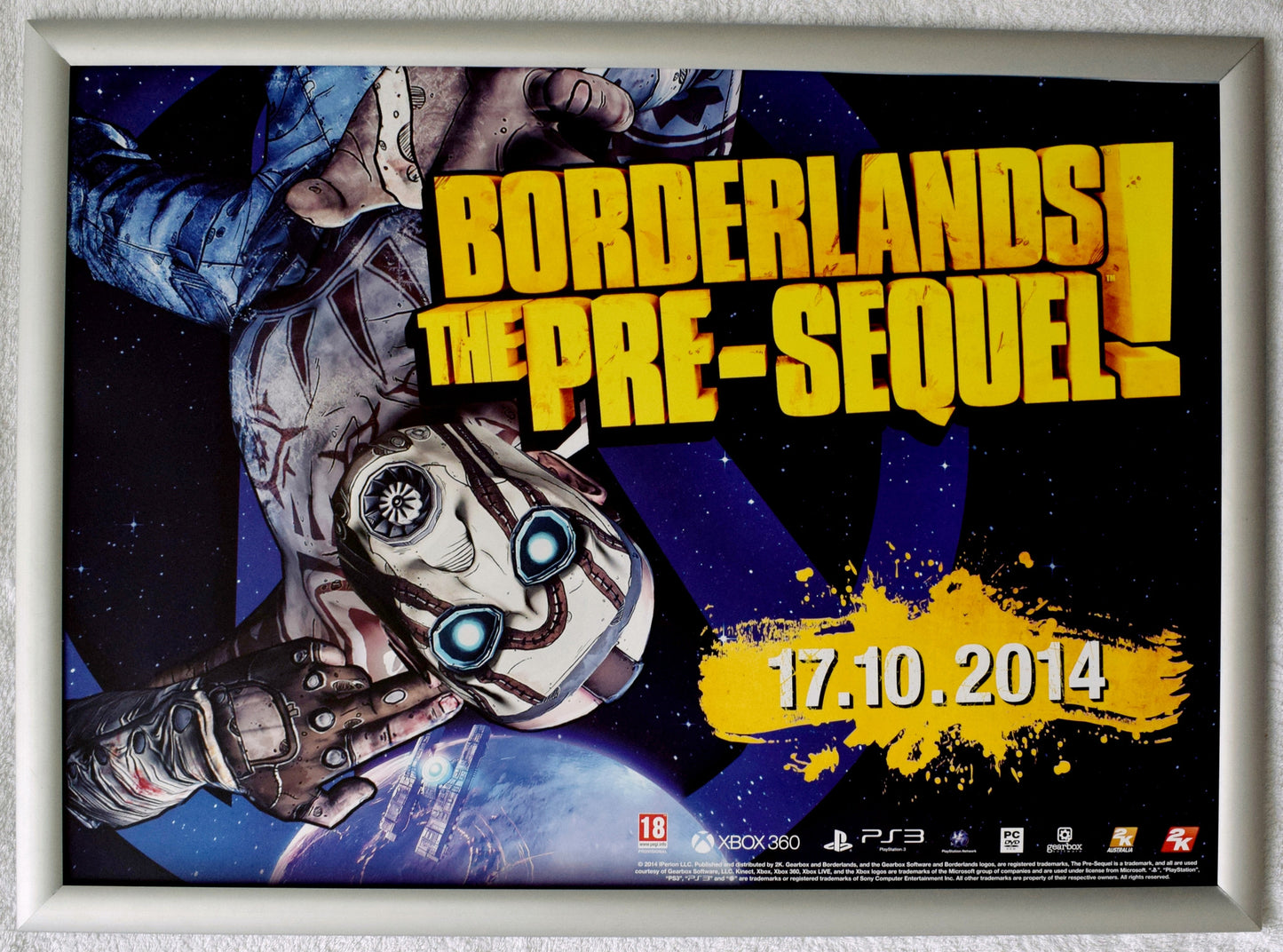 Borderlands The Pre-Sequel (A2) Promotional Poster #1