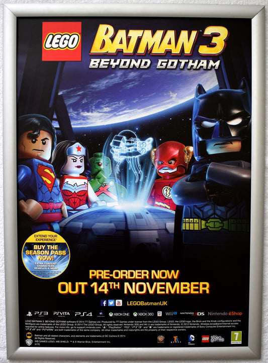 Batman 3 (Lego) Beyond Gotham (A2) Promotional Poster #1