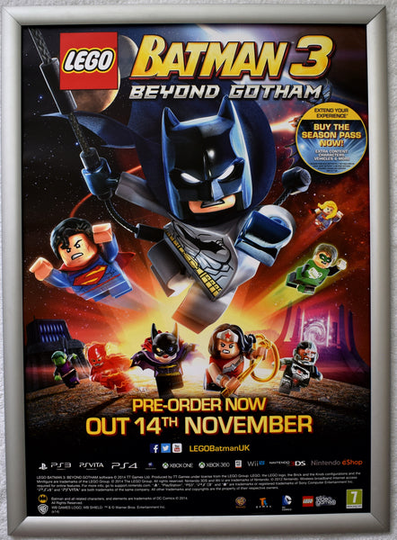 Batman 3 (Lego) Beyond Gotham (A2) Promotional Poster #2