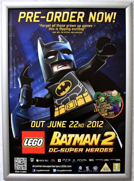 Batman 2 (Lego) DC Super Heroes (A2) Promotional Poster #4