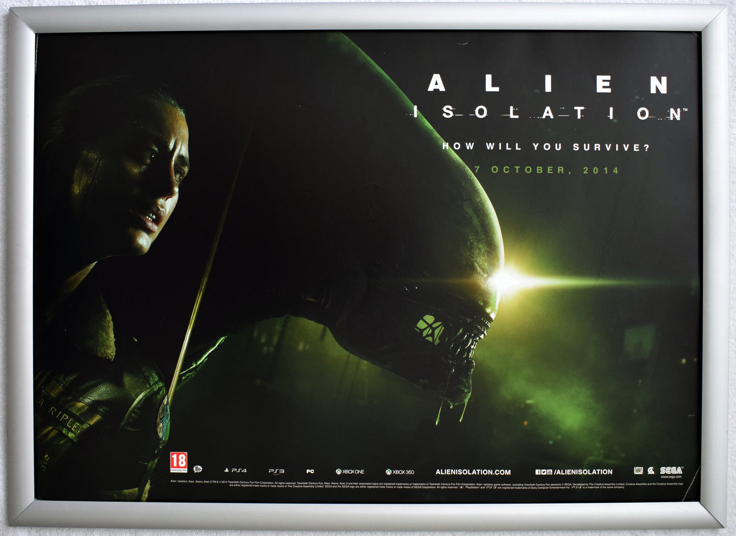 Alien Isolation (A2) Promotional Poster #1