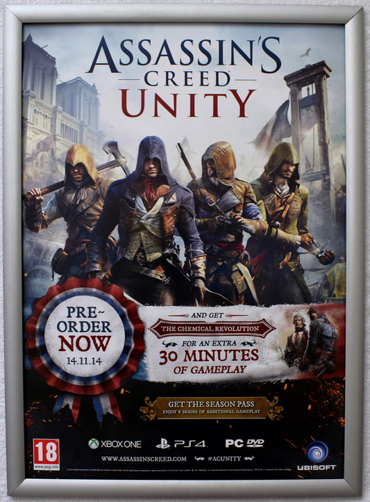 Assassin's Creed Unity (A2) Promotional Poster #1