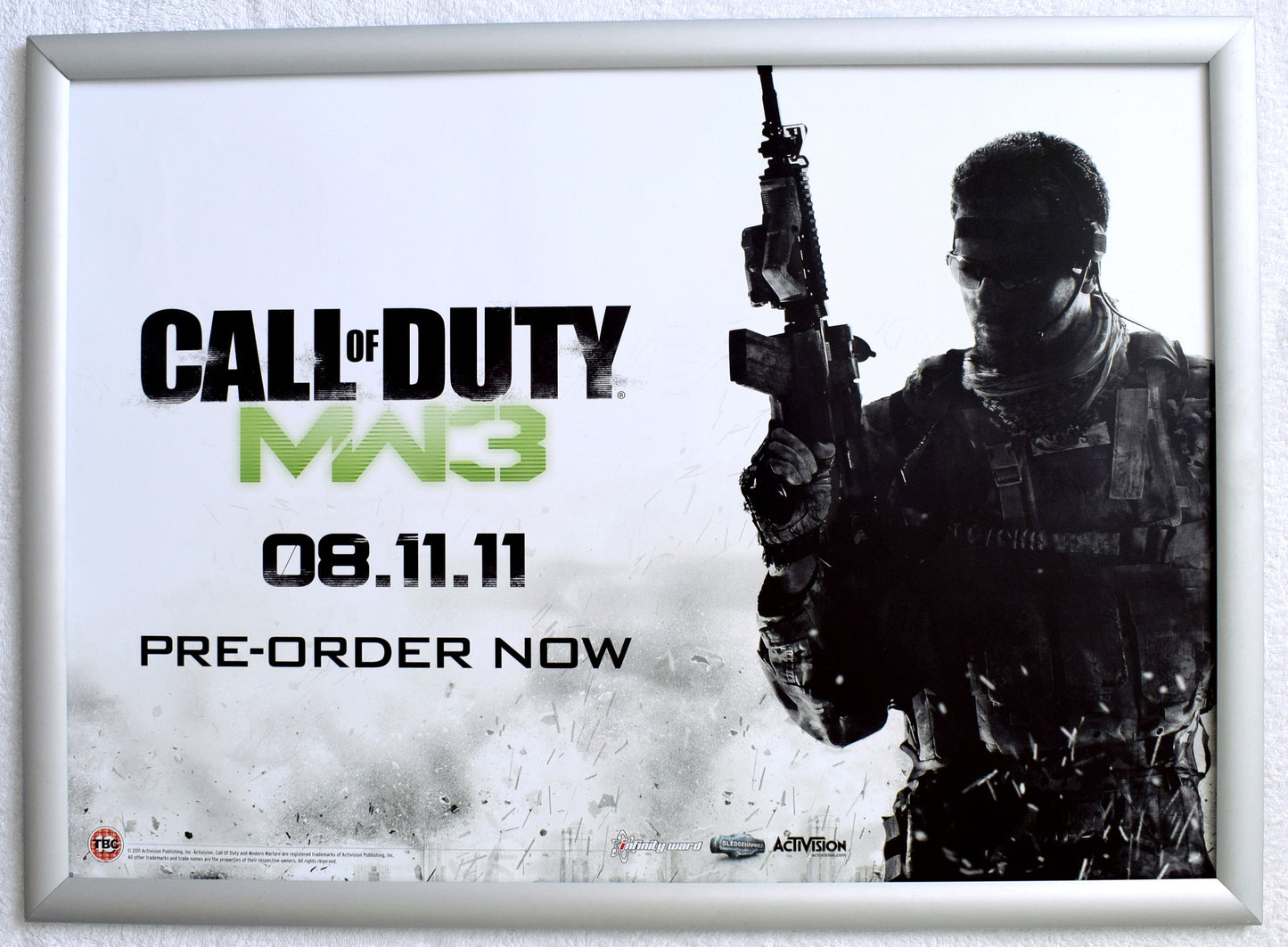 Call of Duty Modern Warfare 3 (A2) Promotional Poster #1