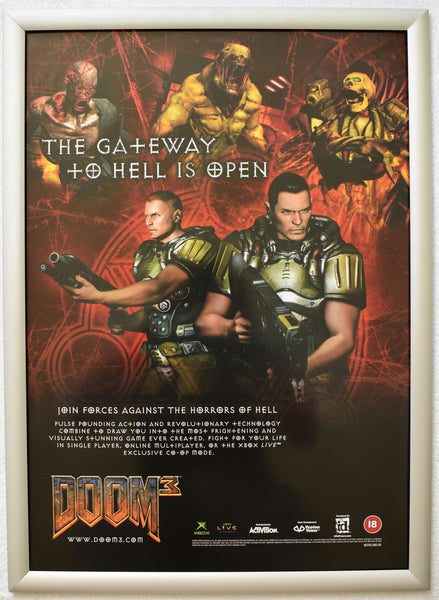 Doom 3 (A2) Promotional Poster #4