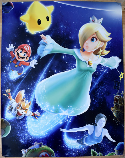 Mario Galaxy/Super Smash Bros. Club Nintendo 22" x 28" Poster
