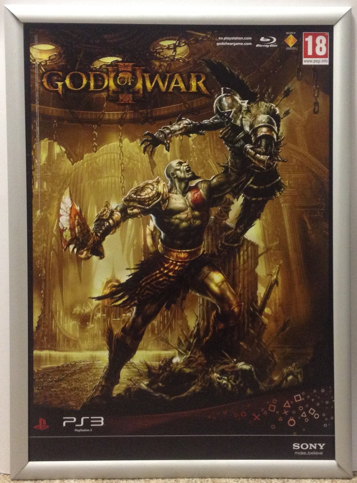 God of War 3 A2 Promotional Poster #1