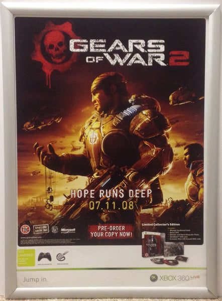 Gears of War 2 GOW 07.11.08 A2 Promotional Poster