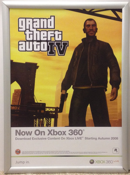 Grand Theft Auto IV GTA A2 Promotional Poster