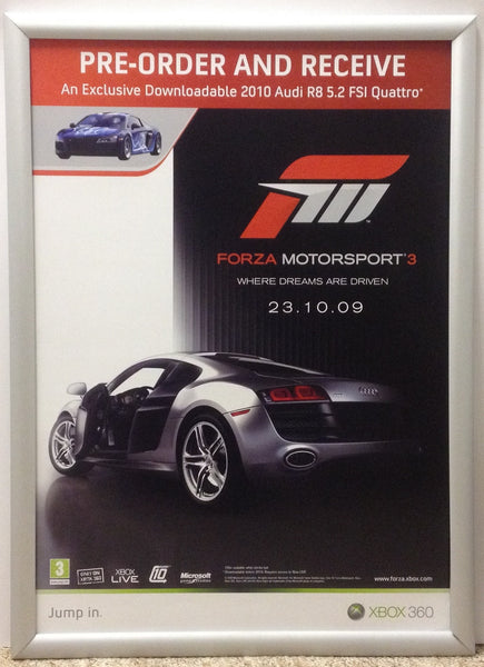 Forza Motorsport 3 Pre-Order A2 Promotional Poster