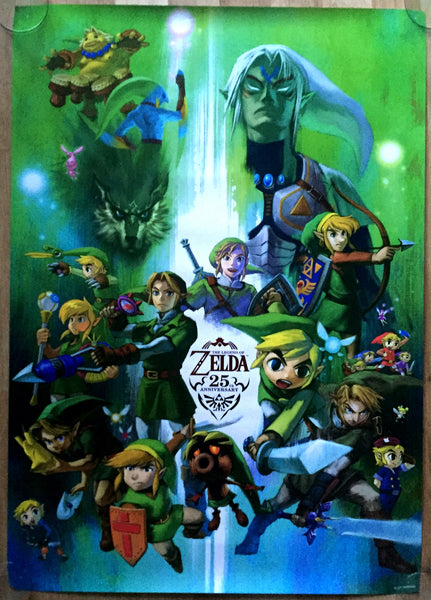 The Legend of Zelda 25th Anniversary Club Nintendo (B2) Poster